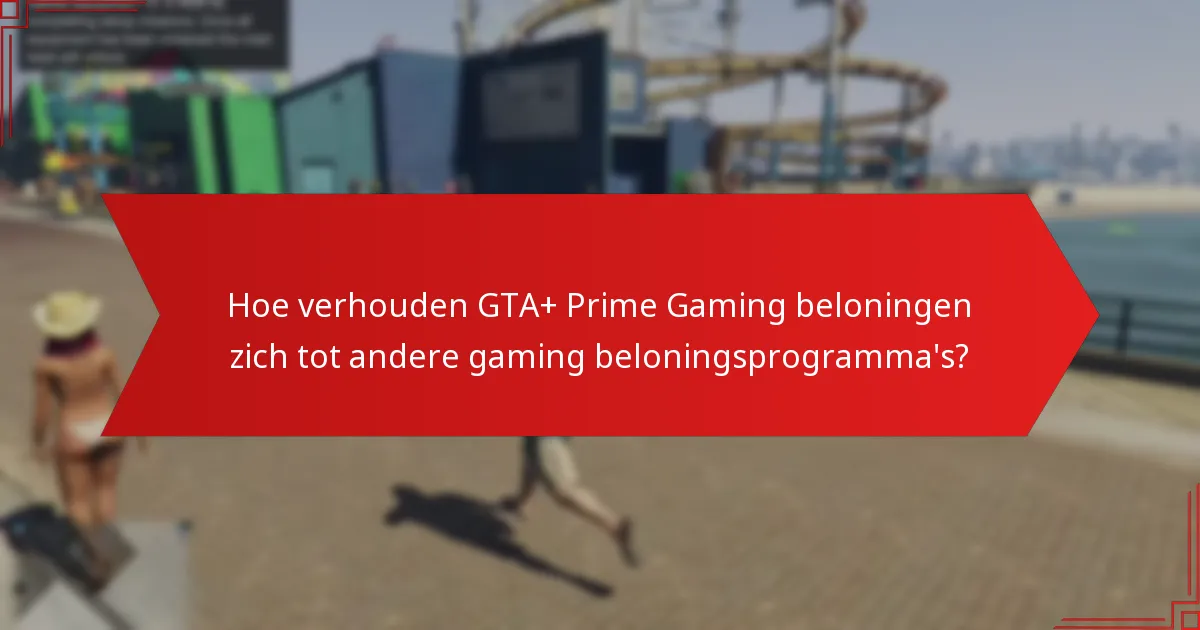 Welke items zijn beschikbaar via GTA+ Prime Gaming beloningen?