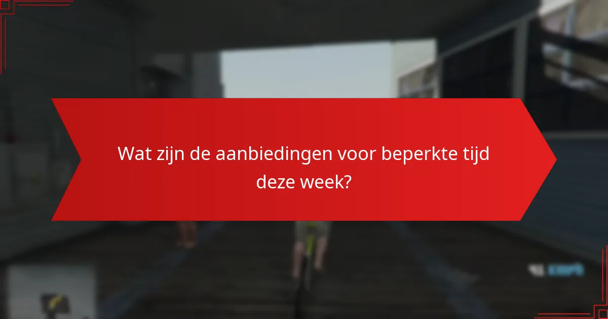 Welke unieke items zijn deze week beschikbaar?